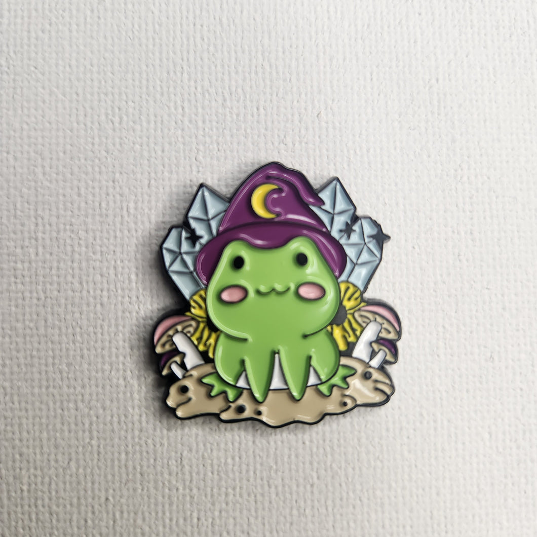 Wizard Frog Enamel Pin