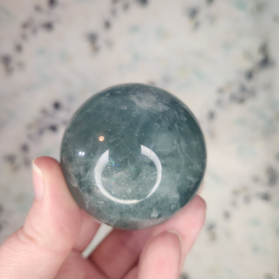 Green Fluorite Sphere 53 MM