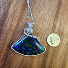 Load image into Gallery viewer, Chrysocolla Wire Wrapped Pendant
